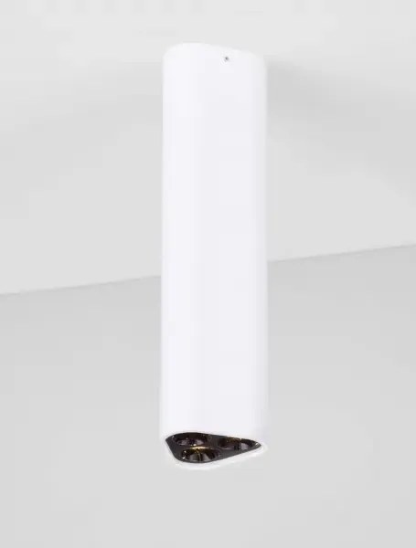 LED bielo-čierne dizajnové stropné svietidlo Etho 20