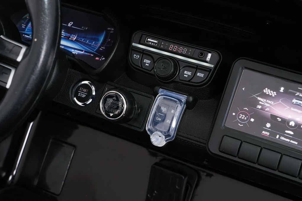 Ramiz Mercedes-Benz GT63 AMG elektrické autíčko pre deti čierne