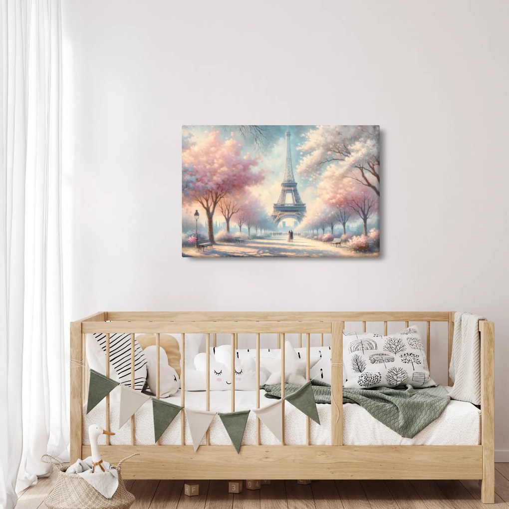 Obraz – Jar v Paríži (90x60 cm)