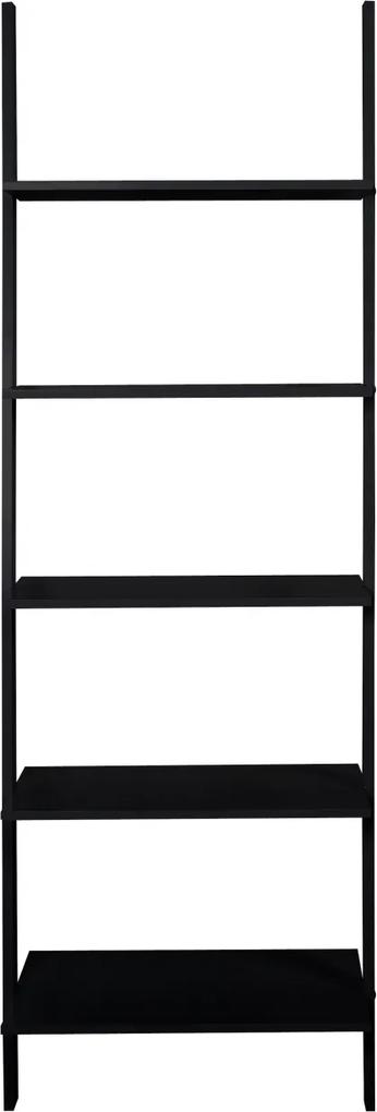 Bighome - Regál WRITEX 183x63 cm, čierna