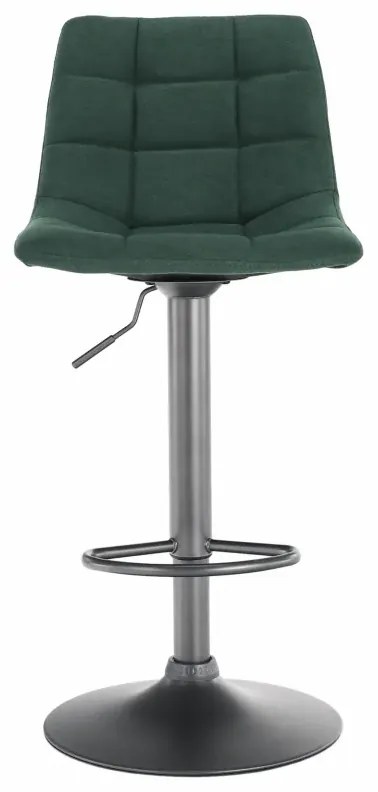 Barová stolička, zelená/čierna, LAHELA