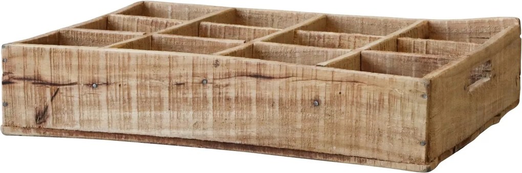 Dekoračný drevený box/polička s 12timi priehradkami Grimaud - 54*40*5cm