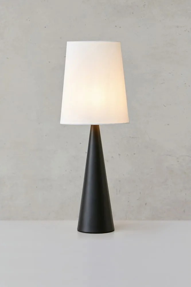 Čierno-biela stolová lampa (výška 64 cm) Conus - Markslöjd