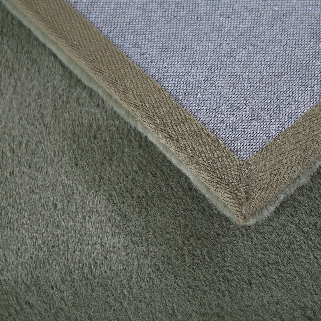 Ayyildiz, Koberec behúň Pouffy 5100 Green, 80x250, zelená, obývacia izba