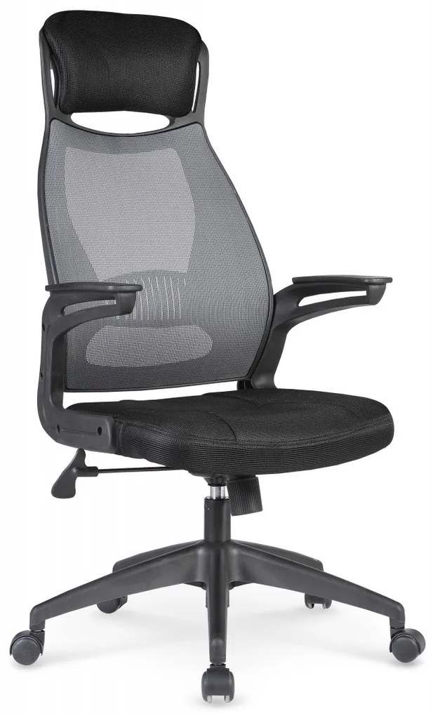 Kancelárska stolička Solare čierno-sivá