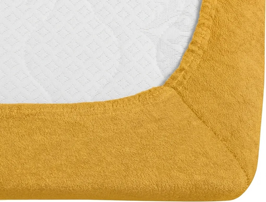 Froté plachta PREMIUM žltooranžová 200x220 cm