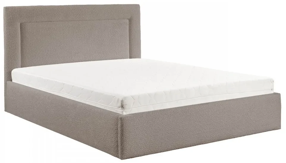 Čalúnená posteľ s úložným priestorom Enserio, Rozmer postele: 160x200, Dostupné poťahy: Coral 50