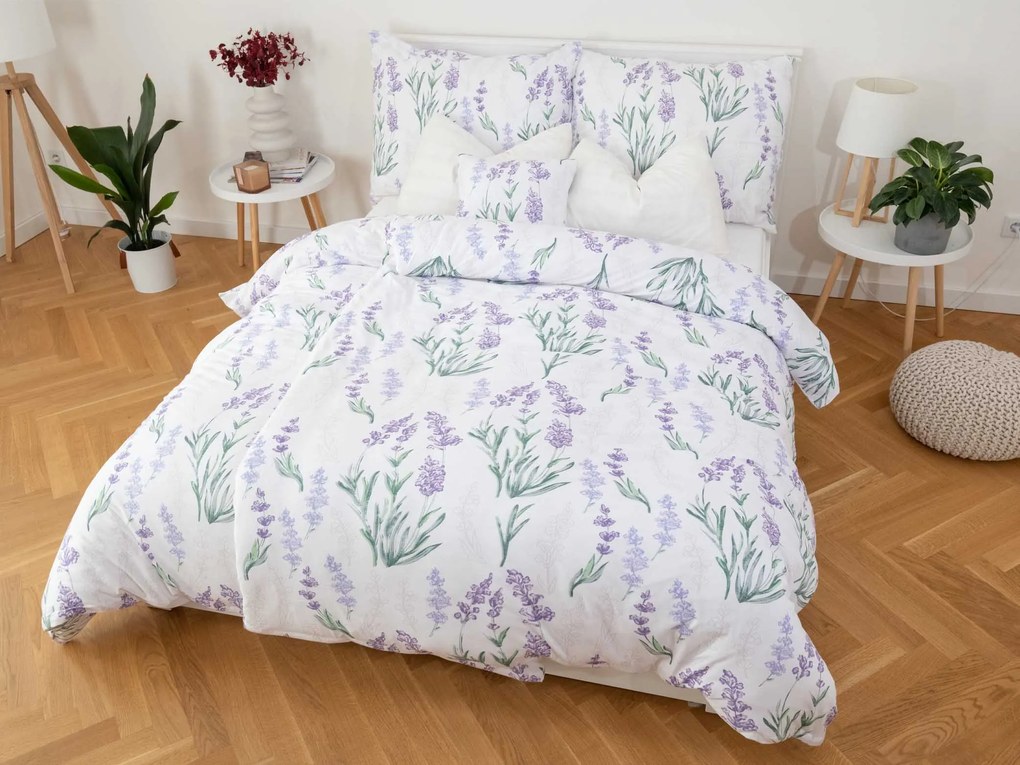 Francúzske obliečky Mako jersey – Levanduľa