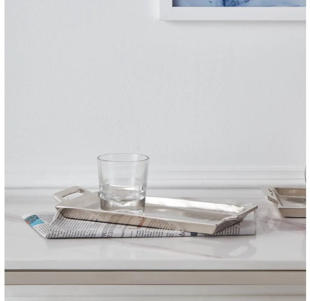 Eglo 427009 - Dekoračný podnos SAVANT 12,5x28,5 cm chróm