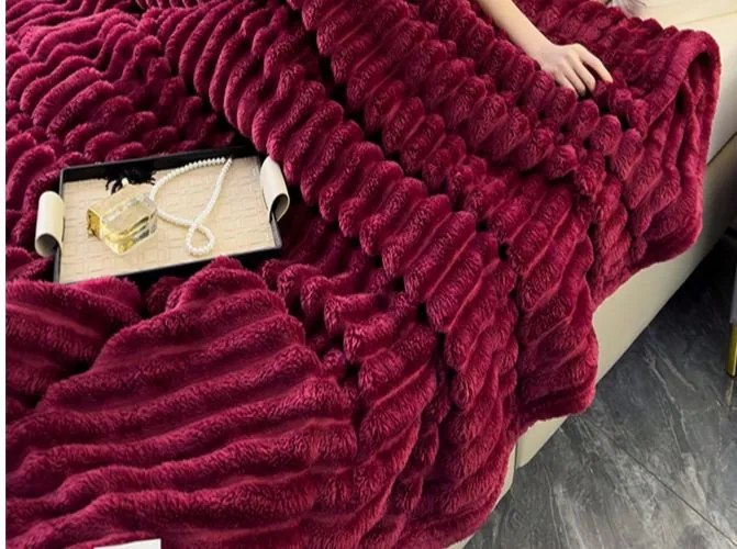 Hrejivá deka Homa LENEX BURGUNDY