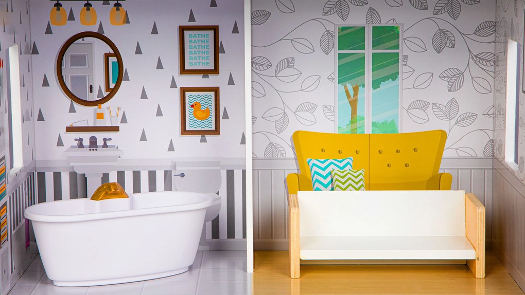 Domček pre bábiky s nábytkom Grace residence ECOTOYS