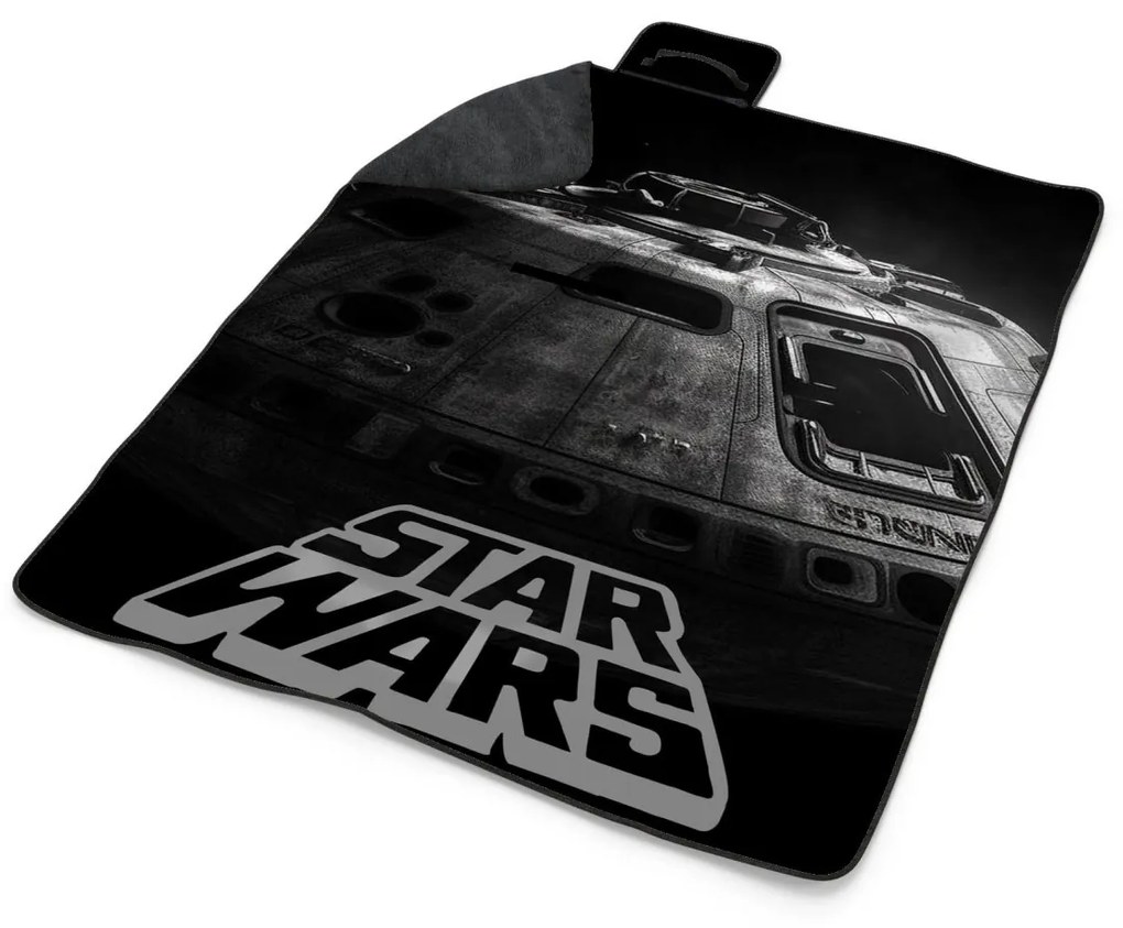 Sablio Plážová deka Star Wars Vesmírna loď: 200x140 cm