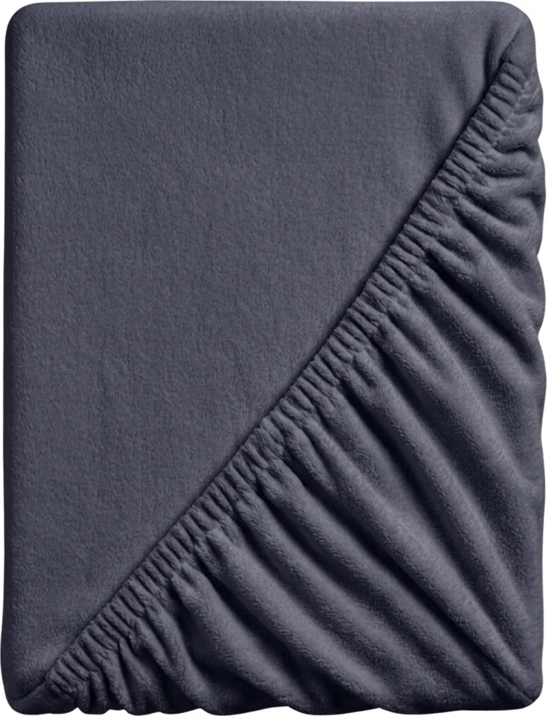 Plachta mikroplyš SOFT BRONE 90x200 cm antracitovo sivá