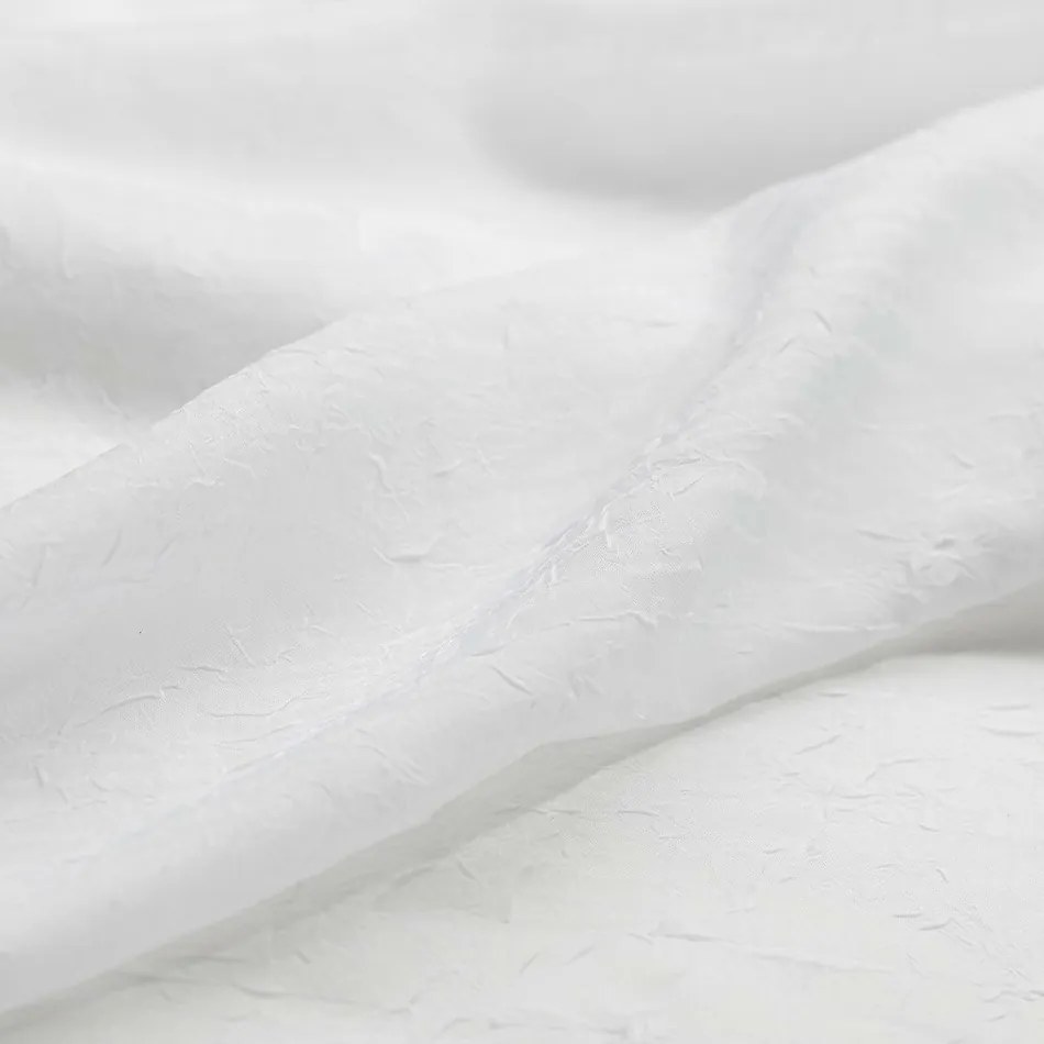 Homede Záclona Kresz Eyelets silver, biela, 140 x 290 cm