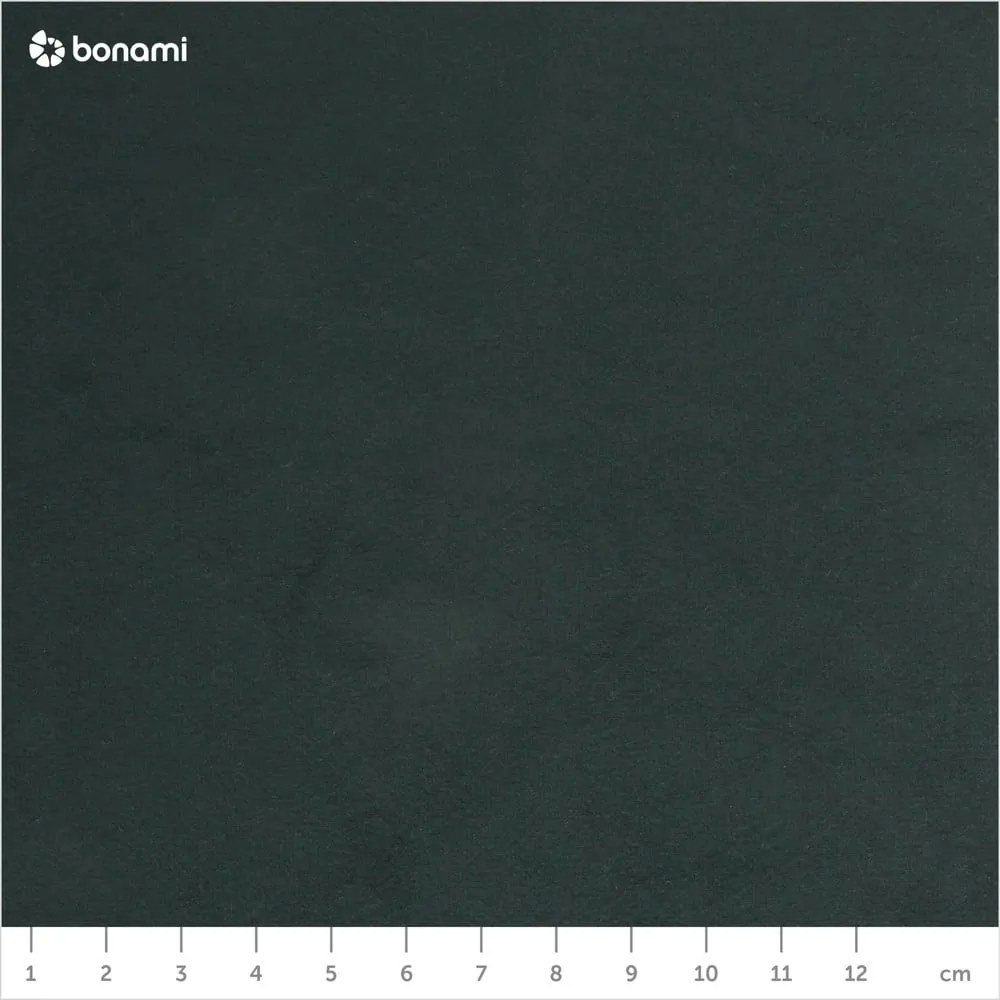 Tmavozelený zamatový puf Ghado Shel