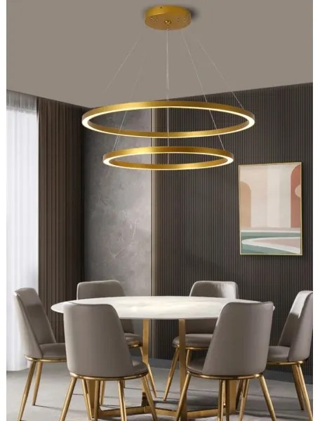 Immax NEO 07159-G80-60 - LED Stmievateľný luster FINO LED/93W/230V Tuya zlatá + DO