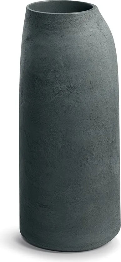 Plastový květináč EPOCCOS HIGHOS 46 cm grafitově šedý