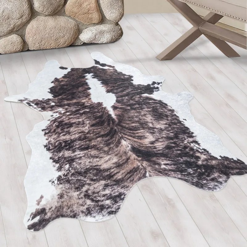 Ayyildiz koberce Kusový koberec Etosha 4113 brown (tvar kožušiny) - 150x200 tvar kožešiny cm