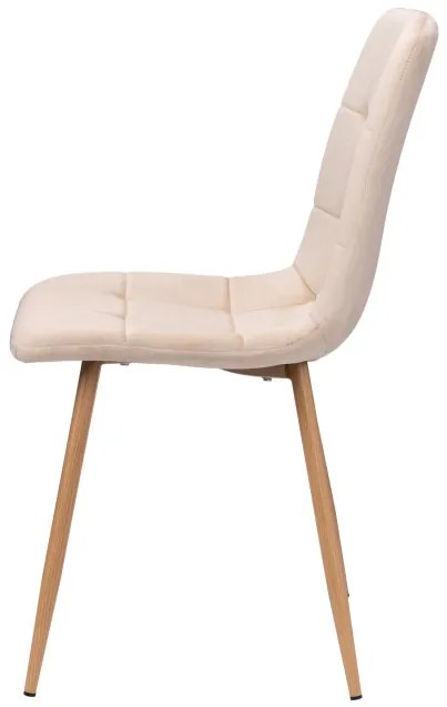 Jedálenská stolička MONTANA VELVET béžová