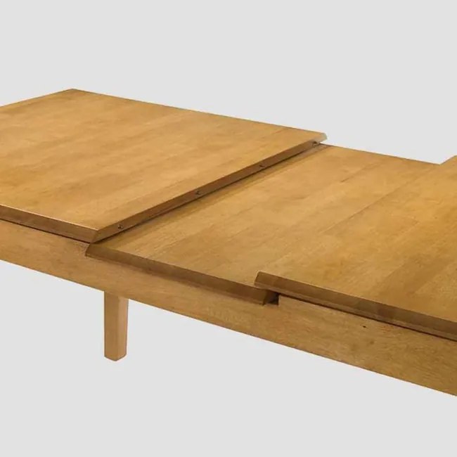 Jedálenský stôl AVELLA z kaučukovníkového dreva rozkladací 718526