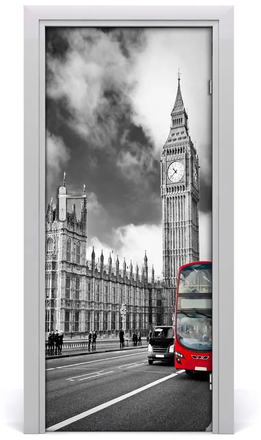 Fototapeta samolepiace na dvere Elizabeth Tower Londýn 75x205 cm