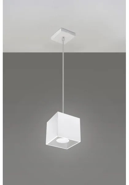 Luster na lanku QUAD 1 1xGU10/40W/230V biela
