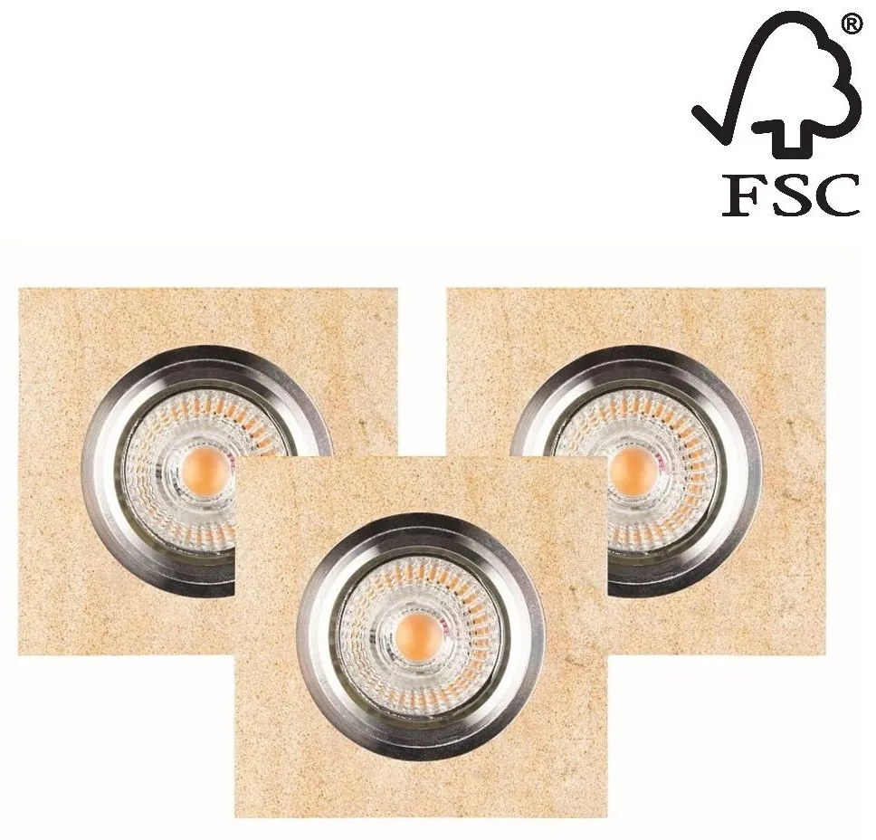 Spot-Light 2515339-SADA 3x LED Podhľadové svietidlo VITAR 1xGU10/5W/230V pieskovec SP0755