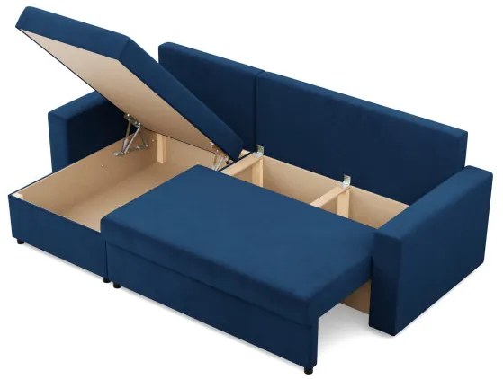 Rohová rozkladacia sedačka NEO Kronos granátový
