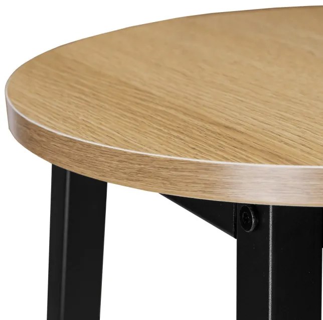 Barová stolička Flint Modern Oak loft