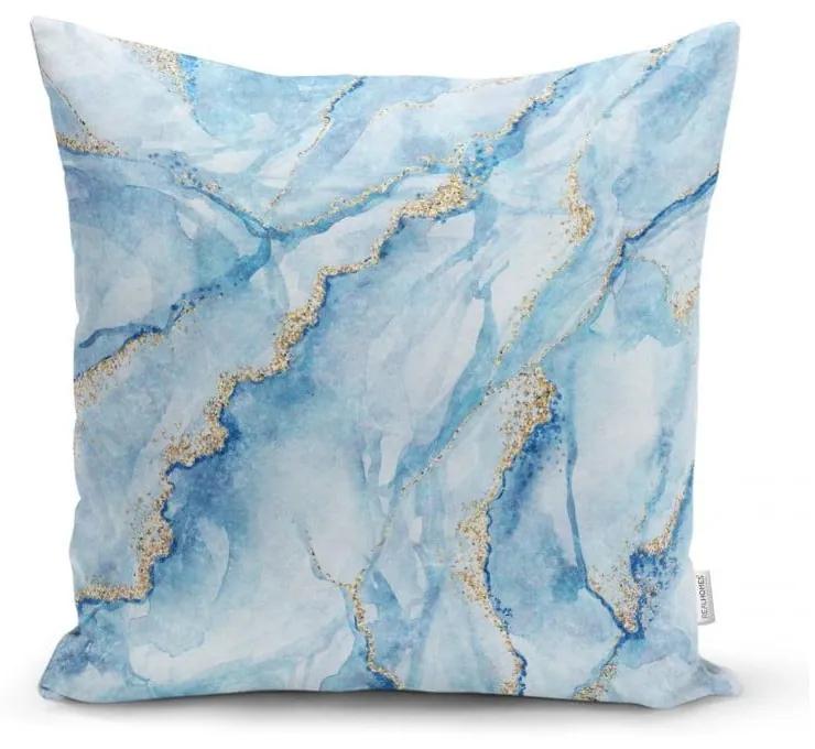 Obliečka na vankúš Minimalist Cushion Covers Aquatic Marble, 45 x 45 cm