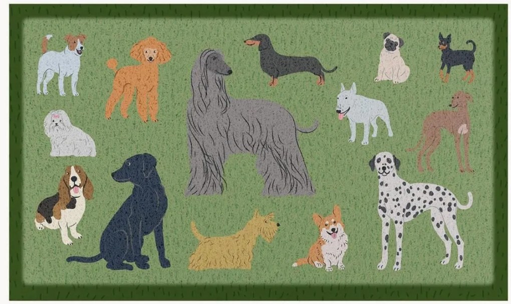Rohožka do interiéru/exteriéru Dog Breeds