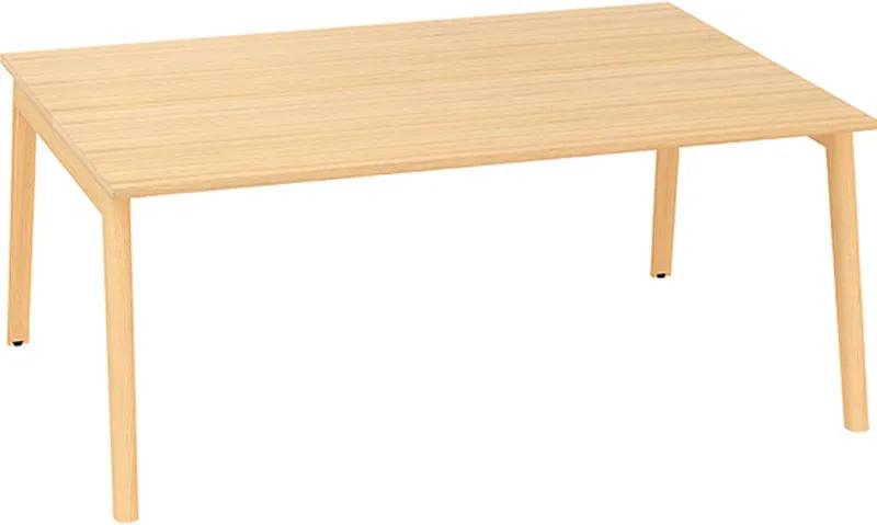 Kancelársky pracovný stôl ROOT, 1800 x 1600 mm, dub