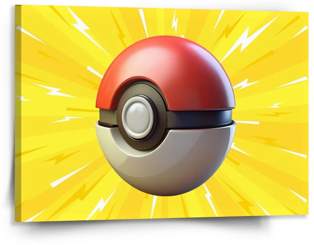 Sablio Obraz Pokemon ball Explózia - 150x110 cm