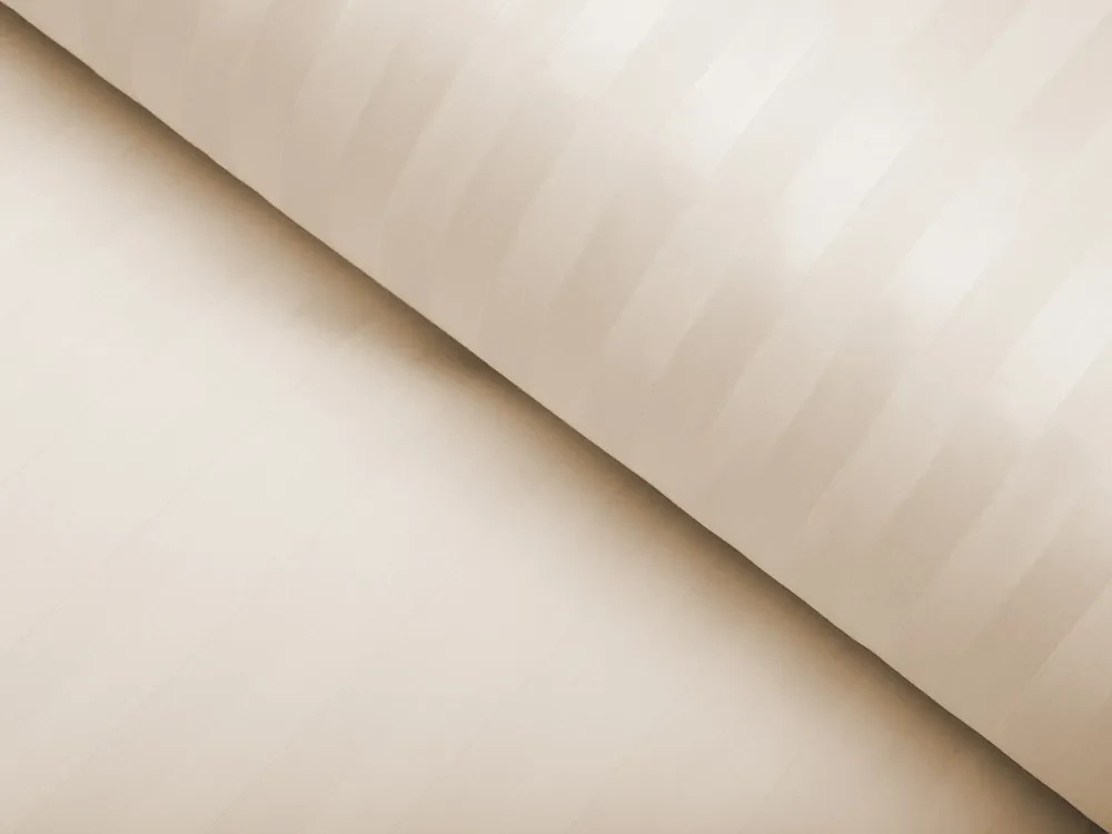 Biante Damašková obliečka na vankúš Atlas Grádl DM-016 Krémová - pásiky 2 cm 70 x 90 cm