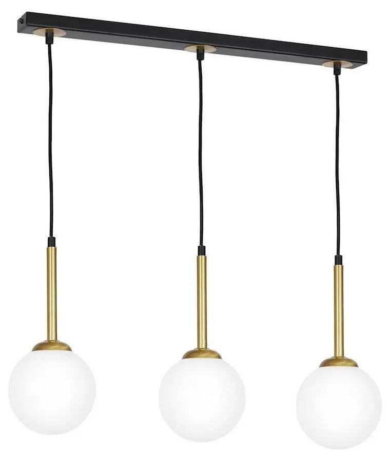 Luster na lanku PARMA 3xE14/40W/230V čierna
