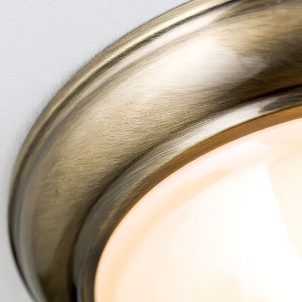 Orion DL 7-675/27-Stropné svietidlo AUSTRIAN OLD LAMP 2xE27/60W/230V bronz/béžová