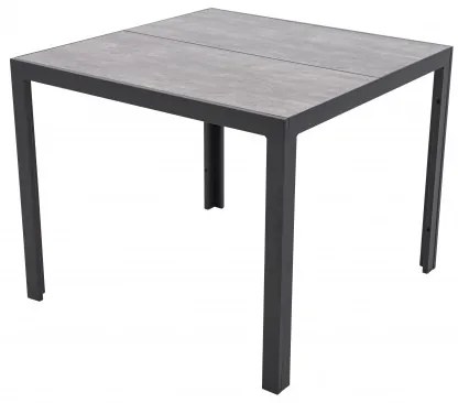 Doppler Bergamo 90x90 Melia Likatex - hliníková sedacia súprava 4+1