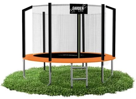 Sammer Premium oranžová trampolína s vnútornou sieťkou 305 cm 5900779834309