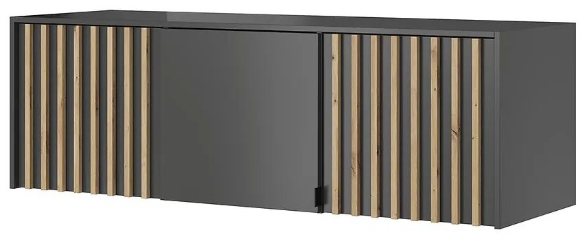 Nadstavec Na Skriňu Nelly 3d Grafit/Artisan