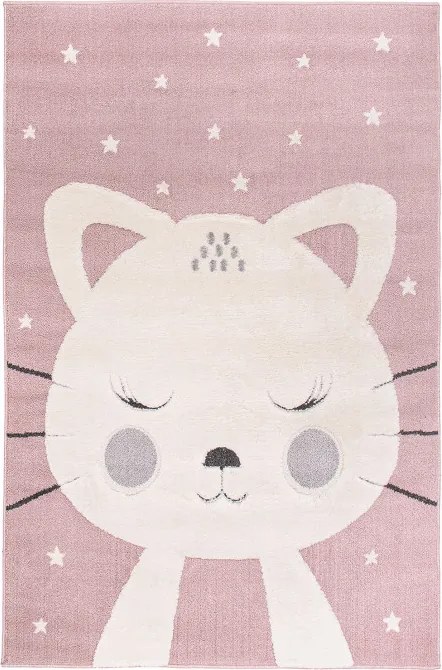 Koberec SKANDI KIDS A1096A ružový / krémový