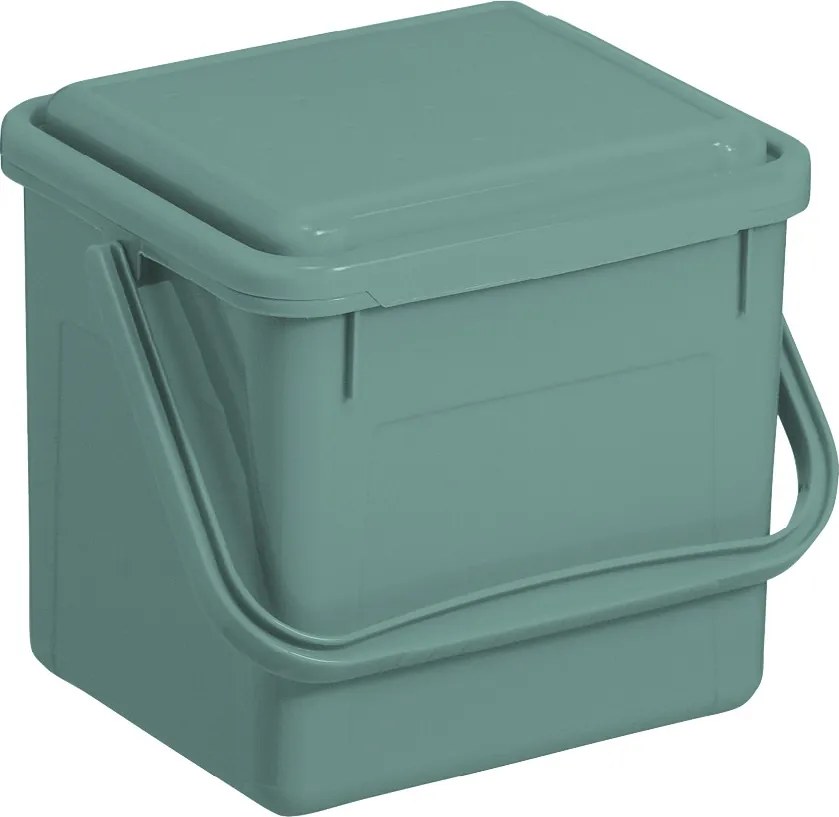 Rotho 2. akosť - S - Odpadkový kôš, na bio odpad, Kompostér BIO, matne zelený, 5l