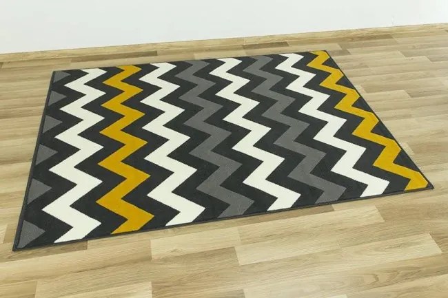 Koberec Luna 503369/89925 Cik cak žltý