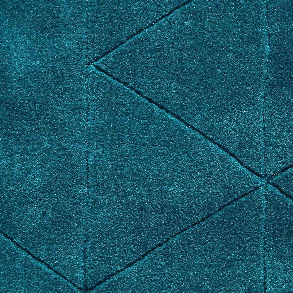 Smaragdovozelený vlnený koberec Think Rugs Kasbah, 150 x 230 cm