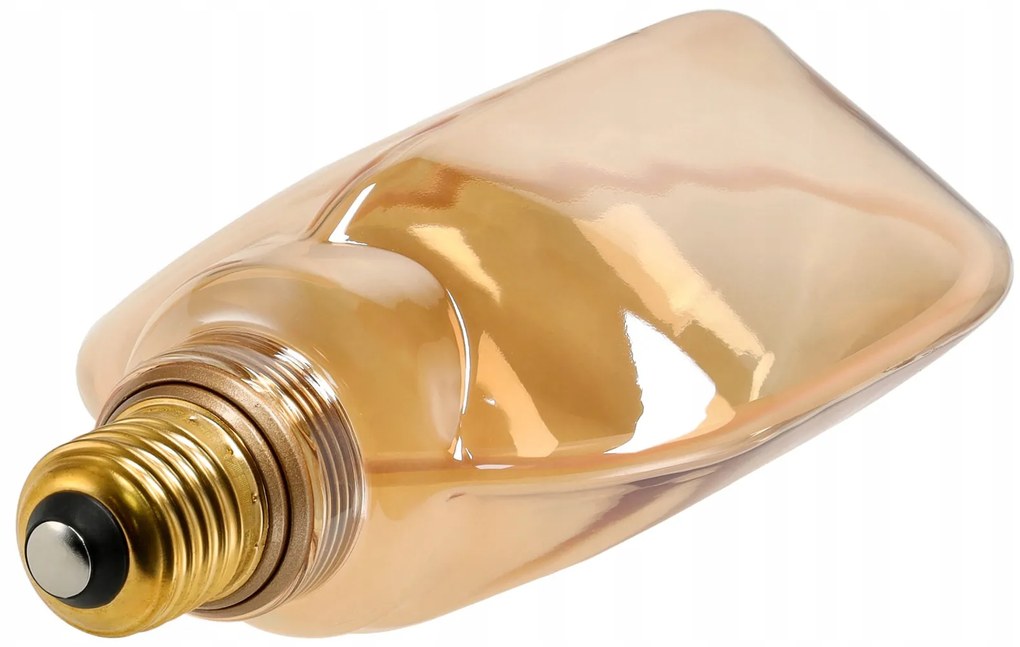ECOLIGHT Dekoratívna LED žiarovka E27 4W 200lm O100 Amber Retro - rada ZERO