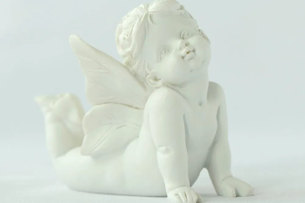 Obraz roztomilá soška anjela Varianta: 120x80