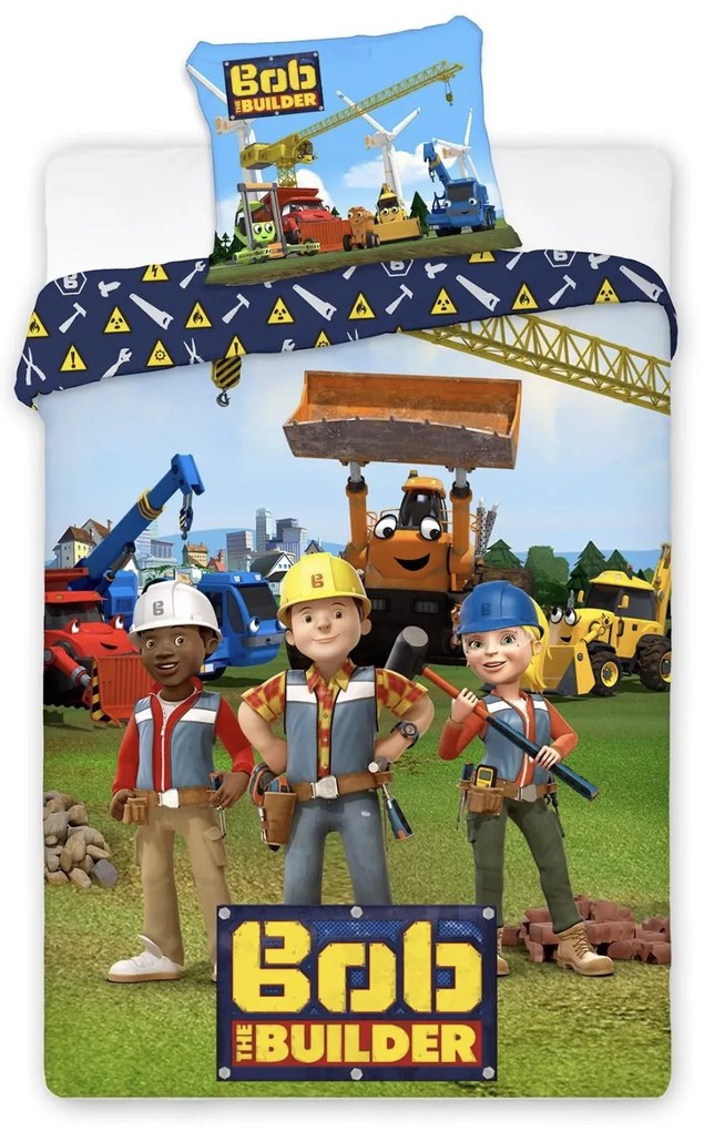 Obliecky Disney Bob Builder 140x200cm+90x70cm Faro