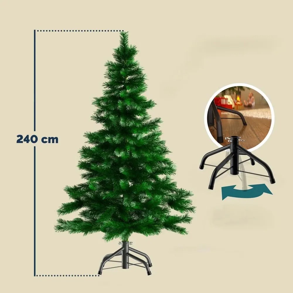 InternetovaZahrada Umelý vianočný stromček 240 cm