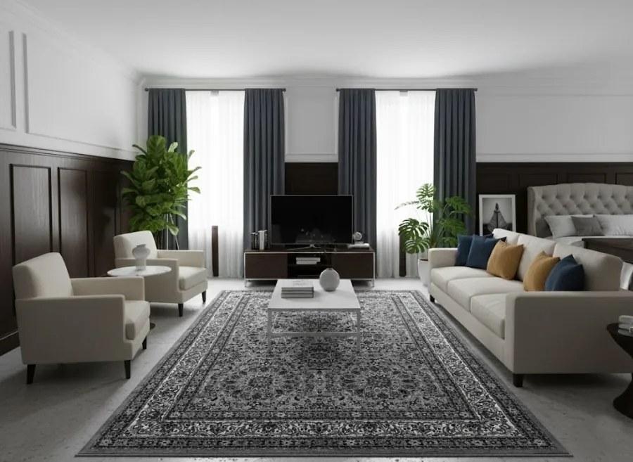 DC Koberec Orient 005 sivá Rozmer: 150×300 cm