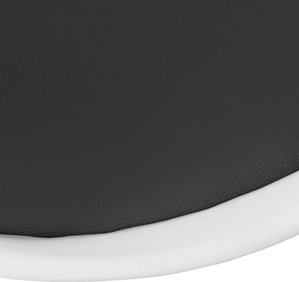 Čiernobiela otočná stolička Grover