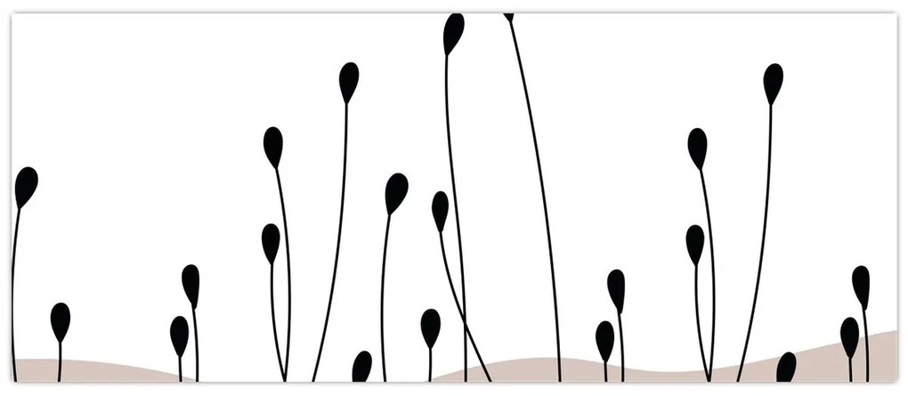 Obraz - Grafická lúka N⁰1 (120x50 cm)